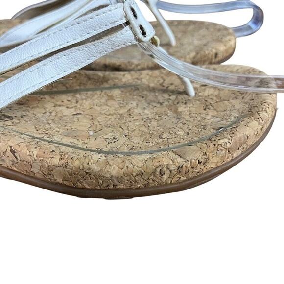 Aetrex Taylor Womens White Sandals Thongs Slides Flip Flops Summer Shoes 8.5 - Picture 13 of 16